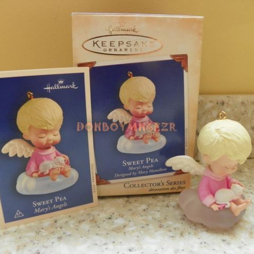 Hallmark 2004 Sweet Pea Mary's Angels series Christmas Ornament
